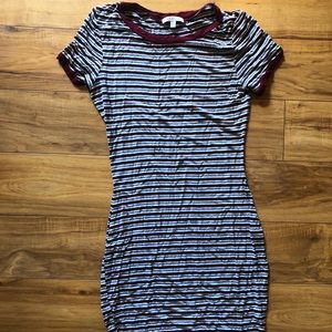 Striped casual dress